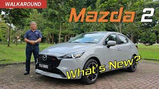 New Mazda 2 Sedan Walkaround - Whats New?  YS Khong Driving