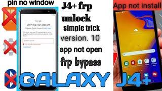 Samsung J4+J415F9.0 Frp Bypass easy bypass 2022 Without PcBypass Google Accou... 2022