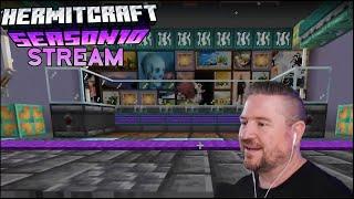 Making The Cyberpunk Record Shop - Hermitcraft S10 Stream