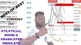 Best Of Best Parabolic Sar strategy For V75Step IndexBoom & Crash 99.9% WIN RATE