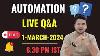 Automation Testing Q&A Session - Ask me anything