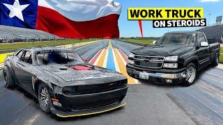 Is a 1500hp Twin Turbo Silverado ENOUGH to beat @Demonologys Black Ghost Dodge Demon??