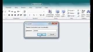 How to set and remove password in Microsoft Excel 2010  2013  2016