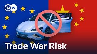 Europe slams the brakes on Chinese electric cars  DW News