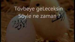 ZAMAN AHİR ZAMAN KISADIR ZAMAN TÖVBEYE GELECEKSİN SÖYLE NE ZAMAN?  İLAHİ