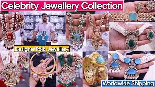 Latest Premium Designer  Polki Jewellery Collection 2024  Trendy Bridal & Rajwada Jewellery Delhi