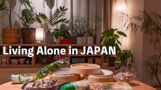 Living Alone in TOKYO  Grocery Shopping  Home Cooking  New cookware  Life in JAPAN