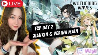 JIANXIN & VERINA MAIN F2P DAY 3 FIRST PLAYTHROUGH LETS GOOO  Wuthering Waves & Solo levelling