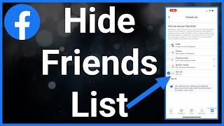How To Hide Friends List On Facebook