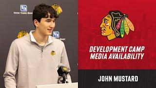 John Mustard at Development Camp  Chicago Blackhawks