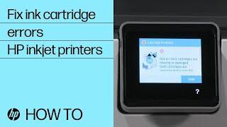 How to fix ink cartridge errors on HP Inkjet printers  HP Support