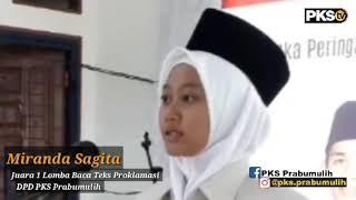 Juara 1 Lomba Baca Teks Proklamasi Mirip Soekarno