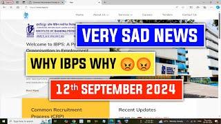 Very Sad News - Why IBPS Why 