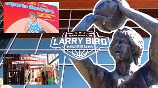 Terre Haute NEW LARRY BIRD MUSEUM Statue & Sports Illustrated Mural INDIANA STATE UNIVERSITY