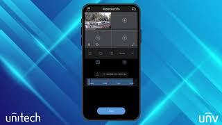 Cómo visualizar las grabaciones desde la aplicación EZView de Uniview