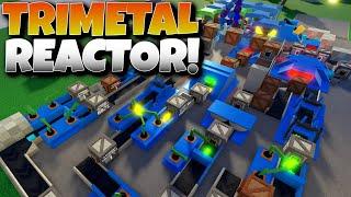 THIS IS MY T5 TRIMETAL REACTOR LAYOUT Factory Simulator Roblox