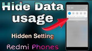 How to hide data usage statistics in Redmi Phones  Redmi Phones Hidden Setting  Aafat Tech 