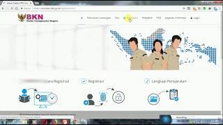 website sistem seleksi CPNS Nasional BKN server gangguan