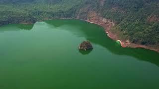 DRONE VIEW OF TAAL VOLCANO