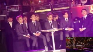 BTS EXO Cnblue reaction to Blackpink SBS gayo 2016 fancams