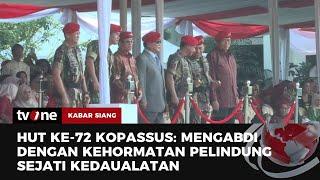 Prabowo Hadiri HUT Ke-72 Kopassus  Kabar Siang tvOne