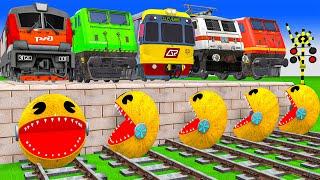 踏切アニメ あぶない電車 TRAIN  Fumikiri 3D Railroad Crossing Animation #train