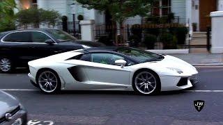 Supercars in London Part 1 - Aventador Roadster Morgan Aero 8 Coupe CLS 63 AMG & More