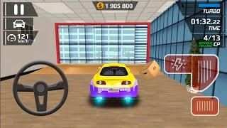 Smash Car Hit Car Driving Simulator - Yellow Sport Car Driving Impossible Stunts Android Gameplay