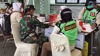 Denpom Lampung Sukses Gelar Giat Vaksinasi