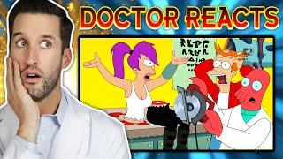 ER Doctor REACTS to Funniest Futurama Medical Scenes