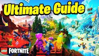 ULTIMATE Guide to LEGO FORTNITE - All Upgrades Walkthrough Tutorial