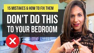 ‍️ TOP 15 BEDROOM MISTAKES & How To Fix Them Immediately  Interior Design & Home Decor