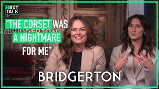 Bridgertons The Featheringtons talk Corsets Period Dramas and more  NextTalk Interview