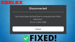 Roblox Error Code 268 - Quick Fix