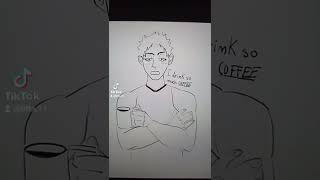 Why Iwa drinks so much coffee      dont wanna completely disappear here so have my Tik Tok lol