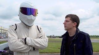 Jesse Eisenberg Meets Stig  The Stig  Top Gear
