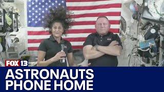 Boeing Starliner astronauts phone home from ISS  FOX 13 Seattle