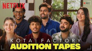 Kota Factory Cast Reacts to Audition Tapes  Jitendra Mayur Alam Ranjan Revathi & Urvi