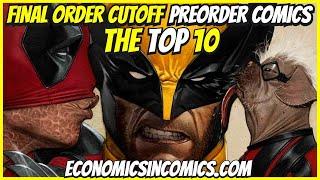 TOP 10 New Preorder Comics To Buy HOT LIST  Final Order Cutoff Comic Books