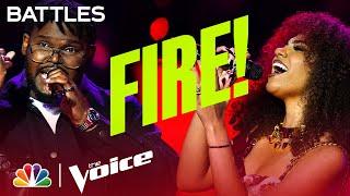 Justin Aaron vs. Destiny Leigh on Mary J. Bliges No More Drama  The Voice Battles 2022