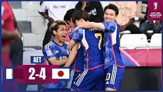 #AFCU23  Q-Final  Qatar 2 - 4 Japan