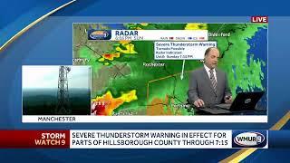 ️ LIVE Tornado Warning issued for parts of New Hampshire