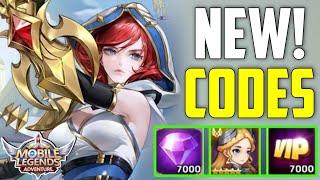 New CODES️ MOBILE LEGENDS ADVENTURE REDEEM CODES 2024 - ML ADVENTURE CODES 2024 - MLA CODES