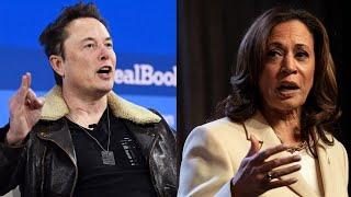 Elon Musk calls out Kamala Harris’ ‘bald-faced lie’ about Donald Trump