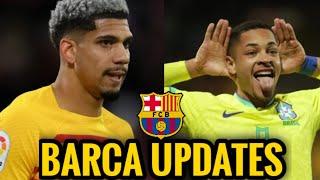 Barcelona News Update Ft. Ronald Araujo Vitor Roque   HUGE UPDATE