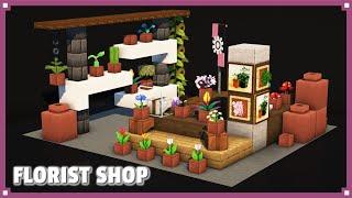 ️ Minecraft  How to Make a Small Flower Shop 