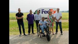 FedEx donates a tri-ride for people with disabilities