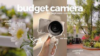 unboxing my first camera  Sony ZV-E10 review best for budget beginner vloggers