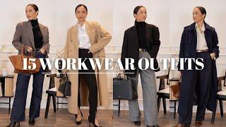 15 WORKWEAR OUTFITS  MINIMAL CHIC OFFICE OUTFITS