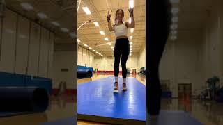 Girl does Backflip Stunt